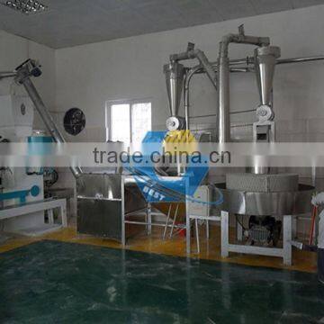 Small Wheat Flour Stone Mill Plant Grinder Machinery Multi-functional Stone Flour Mill photo-4