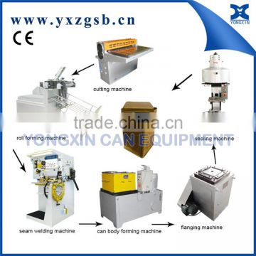 Yongxin 10-20L chemical paint tin can making machine/semi automatic chemical can making machine/Seam Welding Coating and Drying