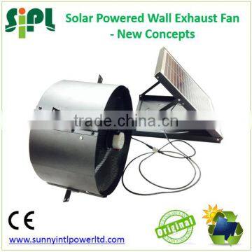 SUNNY FAN 14'' 15W Small Size Wall Mounted Solar Panel Powered Air Ventilation Attic Gable Fan photo-4