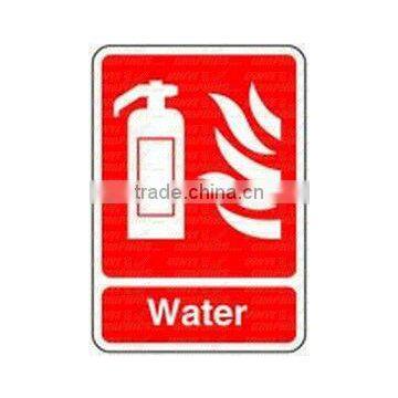 Fire and water Extinguisher Safety Sticker