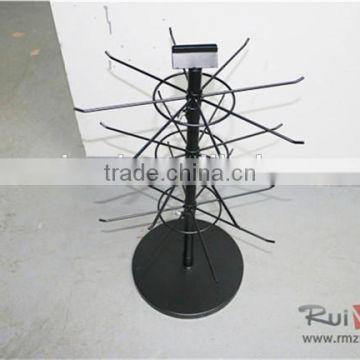 3-Tier Spinning Counter Metal Wire Jewelry Display Shelves