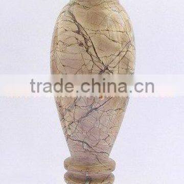 BEAUTIFUL MARINA PINK MARBLE FLOWER VASES photo-5