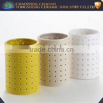 Manufacturer Wholesale ceramic table candlestick wedding For Decoration
