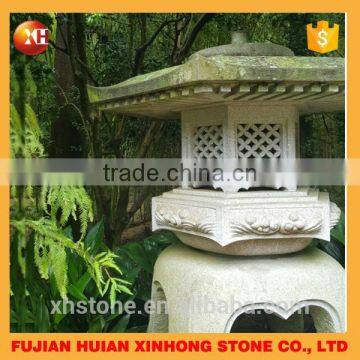 Lantern Light Medium Handcarved Nature Stone Fence Lantern photo-5