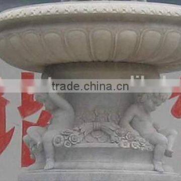 Hand Carved Marble Modern Garden Fountain photo-4