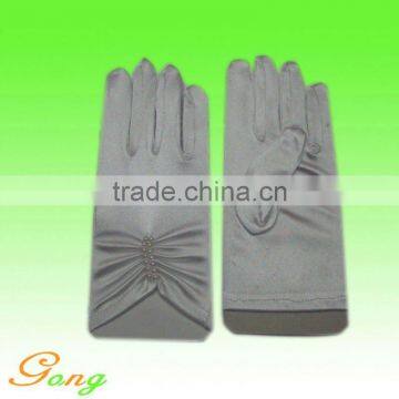 2014 Latest Satin Wedding Hand Gloves