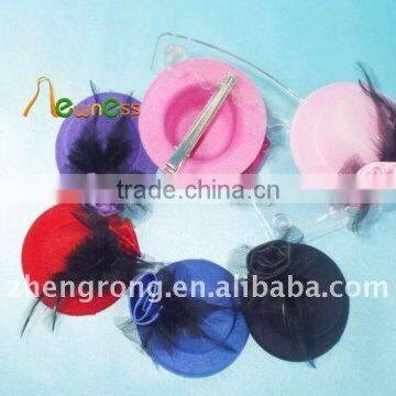 Hot Fashion Hair Accessories Hair Clip Girl's Royal Hair Hat Mix Colour