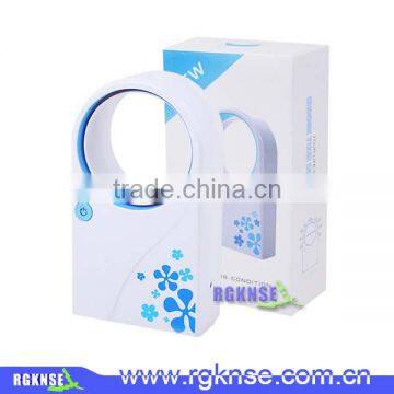 RGKNSE Wholesale Factory Price mini USB Fan Electric Bladeless fan Portable no Leaf Fan