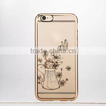 Wholesale Diamond Electroplate TPU Mobile Phone Case For IPhone 6 6Plus photo-3