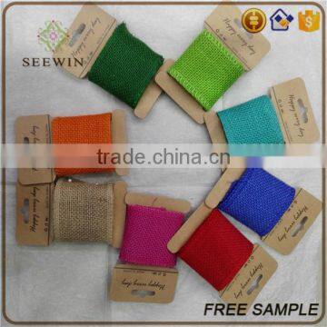 2016 wholesale natural jute flower packing