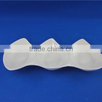 cheap ceramic plates dishes in stock bulk packing