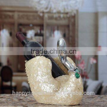 Wholesale Decortive Beautiful Swan Wine Holder/ Red Wine Rack photo-3