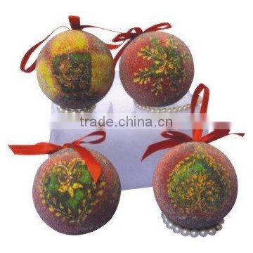 Polyfoam Decoration Christmas ball for tree hanging ornament