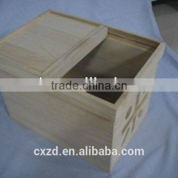 Environmental friendly wood grain rice storage box with sliding lid