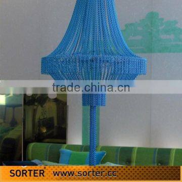 home decorative lampshade high security double hook chain