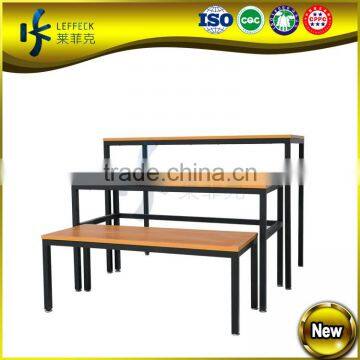 High quality metal and wood coffee table