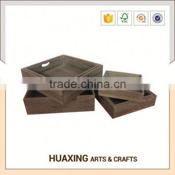 Bottom Price Wholesale Cheap Decorative Wooden Trays photo-2