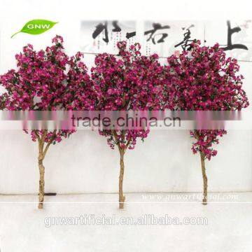 GNW BLS081 New Design Artificial Cherry Blossom Tree Branch 2 Meter for Decoration Good Quality