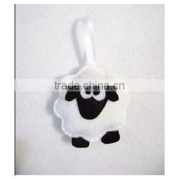 alibaba express hot sale high quality new products wholesale alibaba handmade felt sheep shaped car hanging ornament