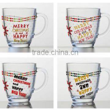 330ml Water Glass Mug With Ocean Color Design photo-5