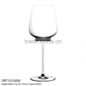 660ml red wine glass 22oz crystal wine glass