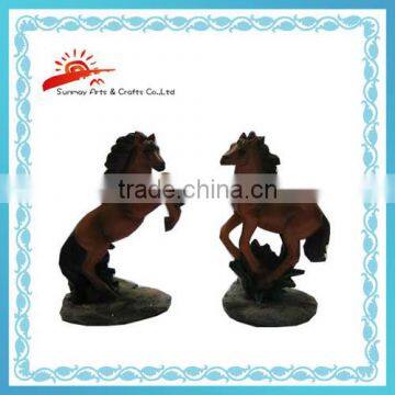 Polyresin horse figurine garden animal