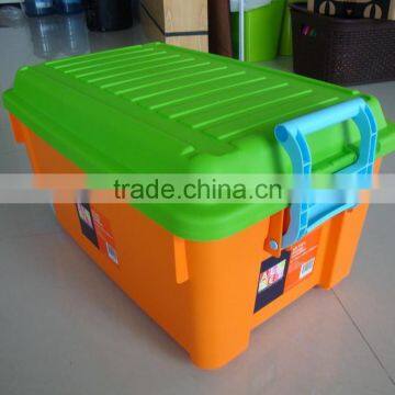65L Plastic Car Storage Box /tool Box/car Trunk With Lock photo-2