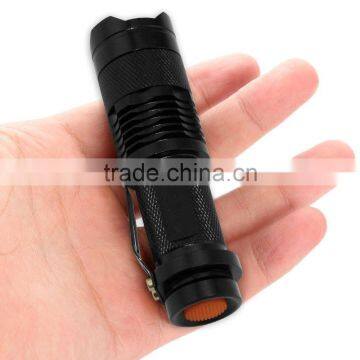 2016 Aircraft Aluminum 18650 LED 3 Mode Tactical Military Grade Flashlight photo-3