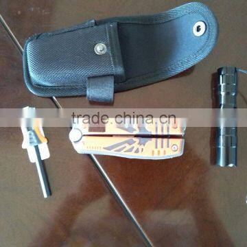 Pouch Kit With Fire Starter and Flashlight With Multi-tool photo-2