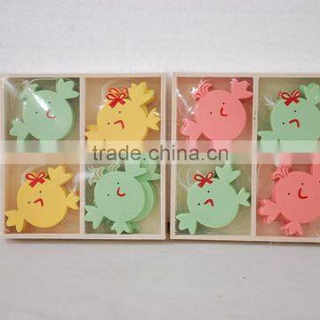 Easter Wooden Hanging Decoration HL-13523A-B