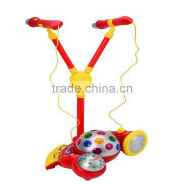 2016 hot wholesale cheap dual multifunctional electronic karaoke machine toy for kids