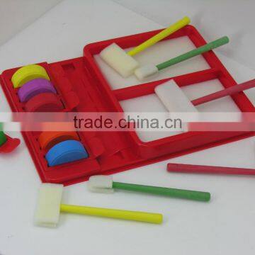 2016 Hot Selling Rainbow Art Set W/plastic Tray, Diy Rainbow Art Set With Brush, Watercolor Rainbow Art Set, photo-2
