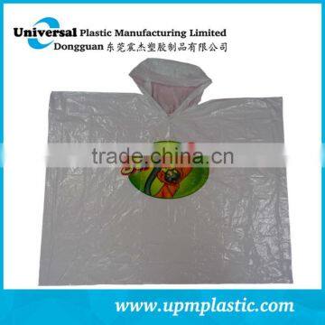 DISPOSABLE plastic raincoat