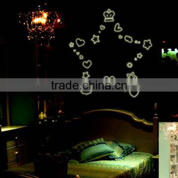 Fashion DecorativeDIY Wall Sticker , Luminous Patch Fluorescent Strips Sitting Room Wall Stickers TV Setting Post photo-3