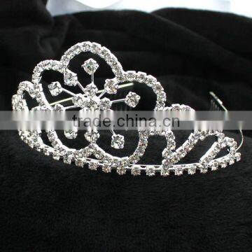 2017 H172-020 Wholesale Tiaras Bridal Accessories Rhineston Jewelry for Women photo-2