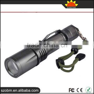 Wholesale HT-1690 T6 LED Focus Adjustable Zoomable LED Flashlight Torch with Magnetic Control