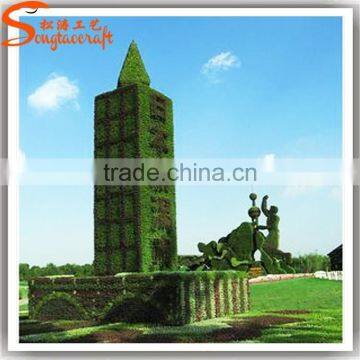 2015 unique designs of all types of artificial landscape grass for garden decoration