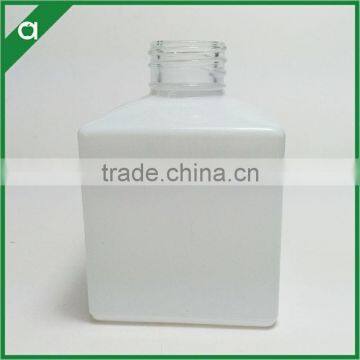 white frosted square glass bottle for 80ml reed diffuser oil with glass stopper