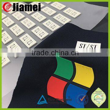 Garment clothing Logo raised rubber label printing heat transfer