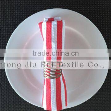 New design hotel restaurant victualing house , dining room 100% cotton waffle stripe dish towels