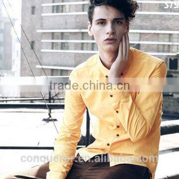 fashion slim fit 100%cotton custom men Shirt (20160124)