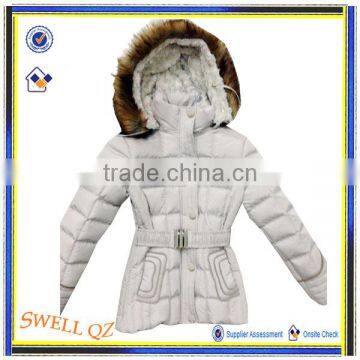 newest women coat with fur hood