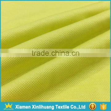 Wholesale Fashion Polo Shirts Material 65 Polyester 35 Cotton Green Pique Knit Fabric photo-2