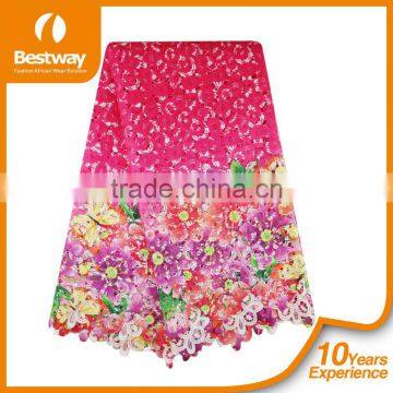 2015 High Quality New Fashion Design African White Guipure Lace Fabric CP0033-1 For Party photo-5