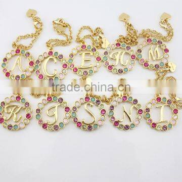 Nice alloy gold bag hanging accessories with crystals,heart chain holder for bag decorative