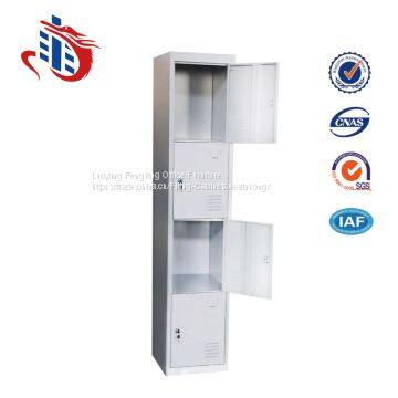 4 Door Workers Clothes Storage Cabinets Metal Locker Box photo-2