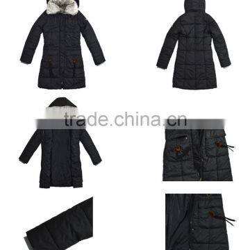 Women's Thickened Winter Coat Slim Md-Long Down Feather Jacket photo-6