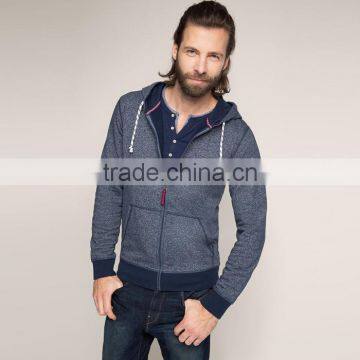 2016 custom men zip up solid color hoodies