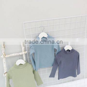 Pure Cotton Long Sleeve Candy Color Undershirt Kids Plain Dyed T-shirt for Boys and Girls photo-2