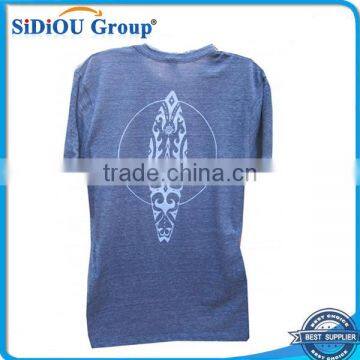 100% cotton mens tall t-shirts wholesale with pigment printing